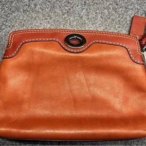 Coach Terra Cotta Medium Wristlet